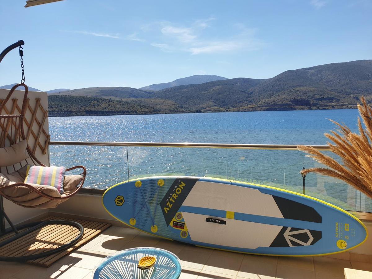 Beach House In Itea-Delphi Экстерьер фото